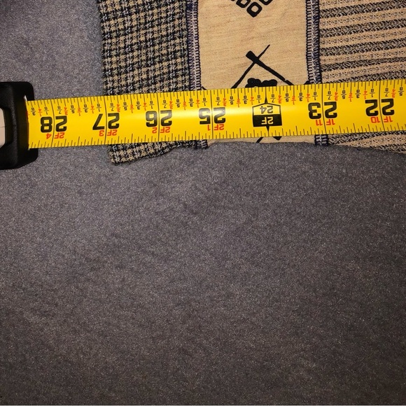 Vintage blue fish style cropped fringed long sleeve shirt handmade in Bali koi - Picture 8 of 9